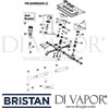 Bristan Prism Semi Integrated Arm Shower Valve Spare Parts